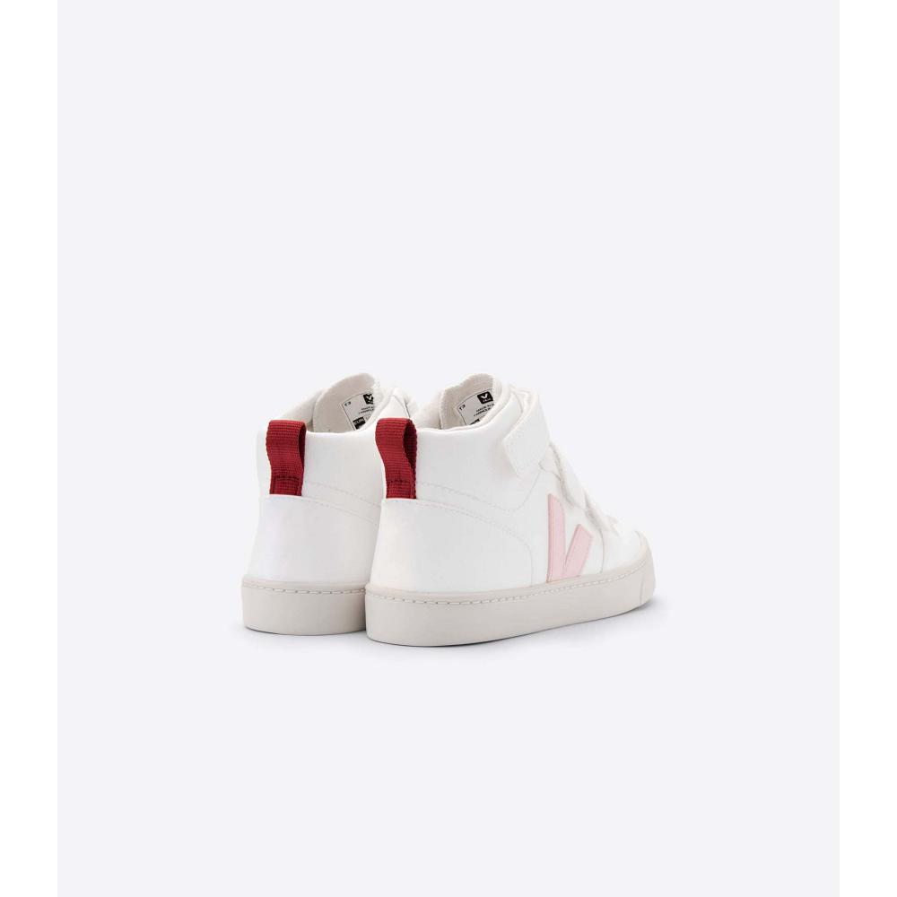 Veja V-10 MID Kids' Shoes White | NZ 800LIS